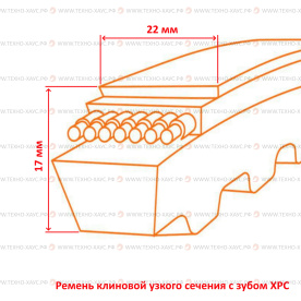 Ремень клиновой зубчатый XPC 6200 PIX